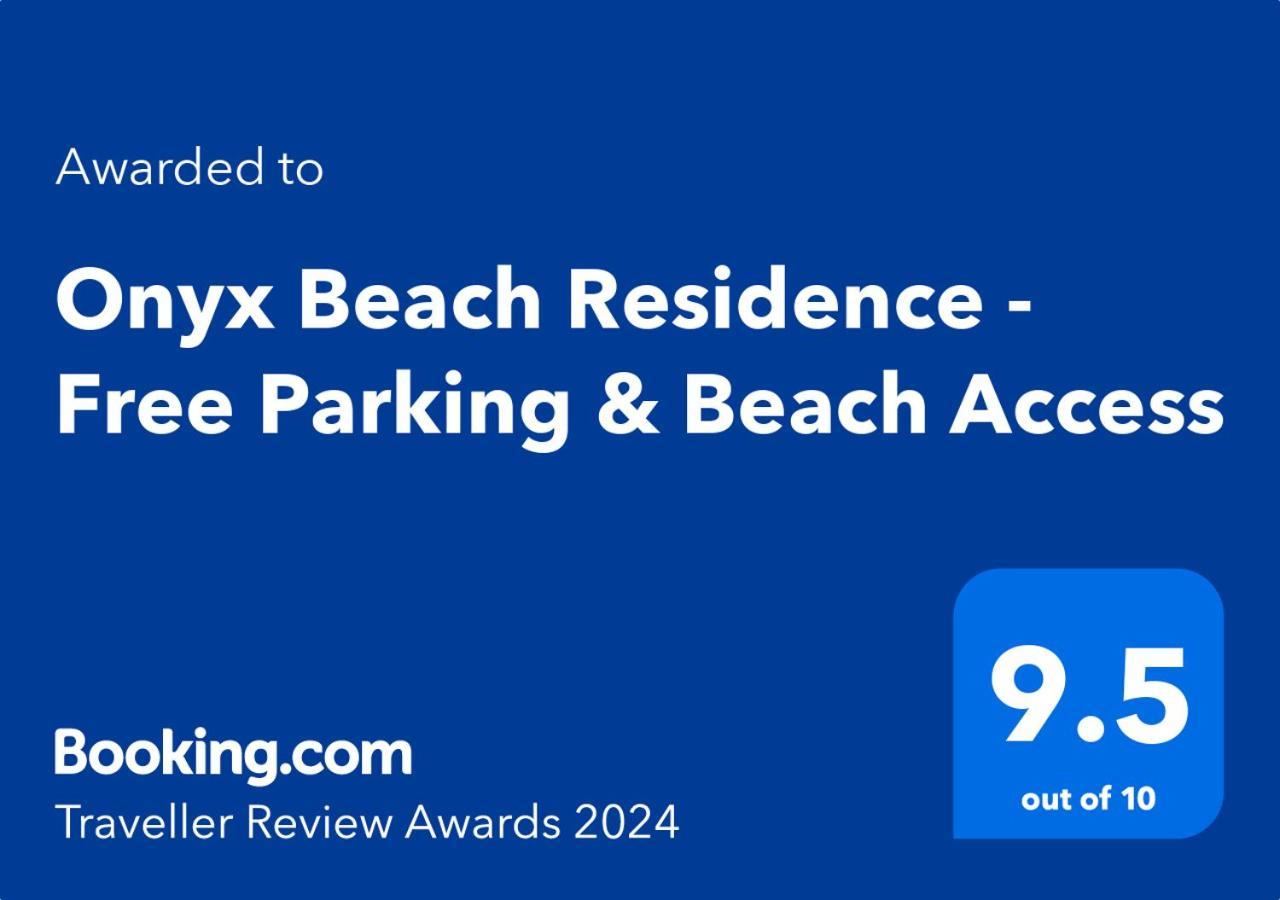 Onyx Beach Residence - Free Parking & Beach Access Sveti Vlas Bagian luar foto